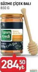 TARIM KREDİ SÜZME ÇİÇEK BALI 850 G fiyat ve kampanya bilgisi
